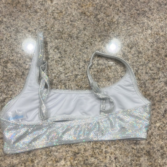 Metallic two-piece skirt set, sparkle - Picture 6 of 7